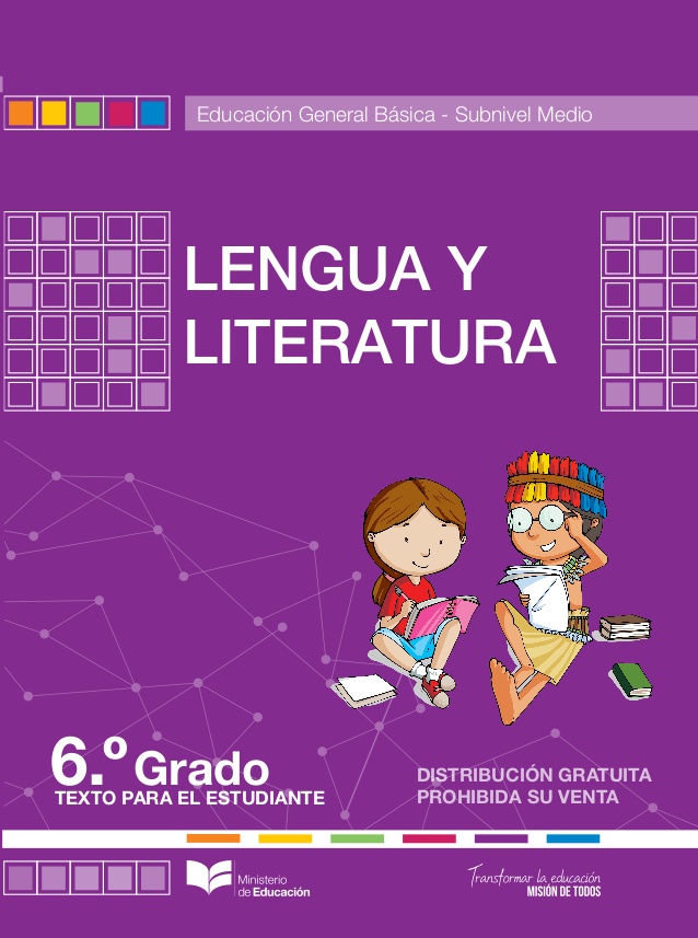 Libro de lengua y literatura de sexto grado de EGB resuelto (2023) – Descargar en PDF.